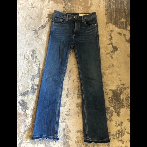 Rag and bone cropped jeans sz 24 - Picture 3 of 10